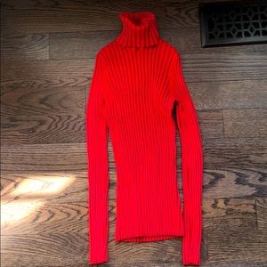 Red Turtle Neck Sweater INC International Concepts